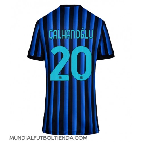 Camiseta Inter Milan Hakan Calhanoglu #20 Primera Equipación Replica 2025-26 para mujer mangas cortas